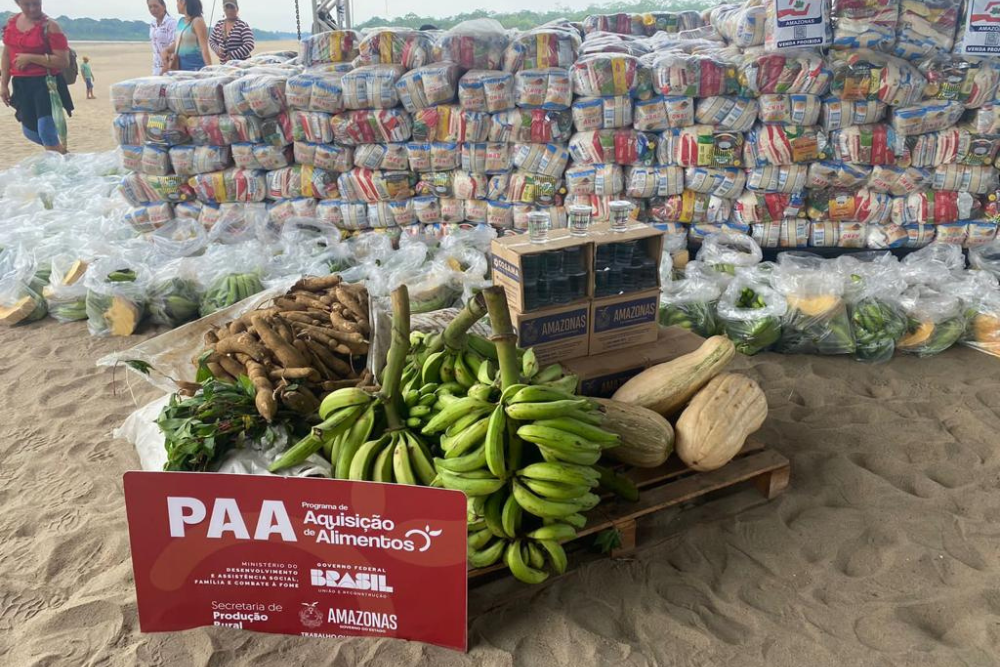 Em Tefé, operação beneficia agricultores, pescadores e manejadores de pirarucu impactados pela estiagem Em Tefé, operação beneficia agricultores, pescadores e manejadores de pirarucu impactados pela estiagem