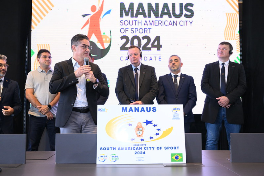 Prefeitura investiu mais de R$ 67 mi em esporte, mostra dossiê da candidatura de Manaus à ‘Cidade Sul-Americana do Desporto’ Prefeitura investiu mais de R$ 67 mi em esporte, mostra dossiê da candidatura de Manaus à ‘Cidade Sul-Americana do Desporto’