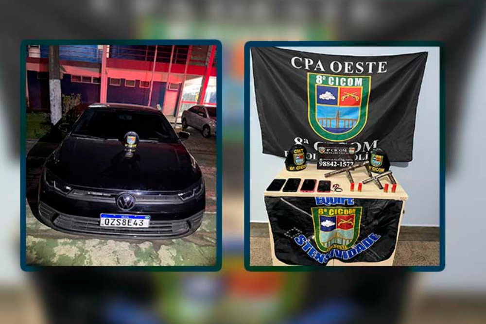 Sete homens s&atilde;o presos por porte ilegal de arma em Manaus