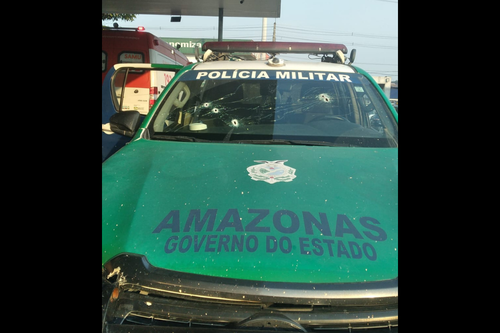 Suspeitos de cometer assaltos s&atilde;o baleados ao trocarem tiros com a PM no Jorge Teixeira