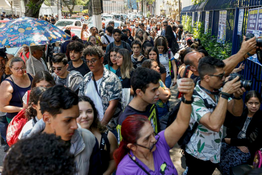 Primeiro dia de provas do Enem 2023 registra 28,1% de aus&ecirc;ncias