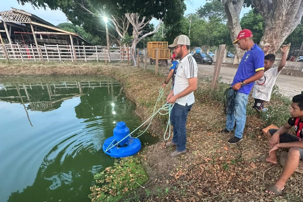 Expopin: Estado capacita 20 piscicultores para uso de aerador Expopin: Estado capacita 20 piscicultores para uso de aerador