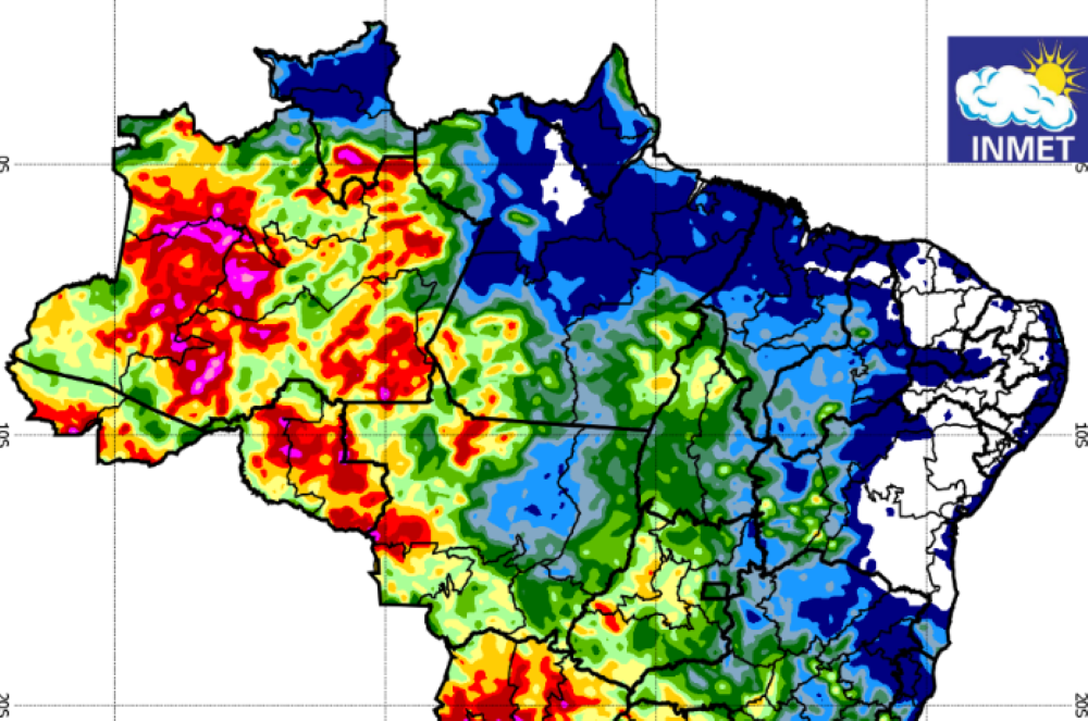 INMET divulga a previsão climática para os próximos 6 meses no Brasil