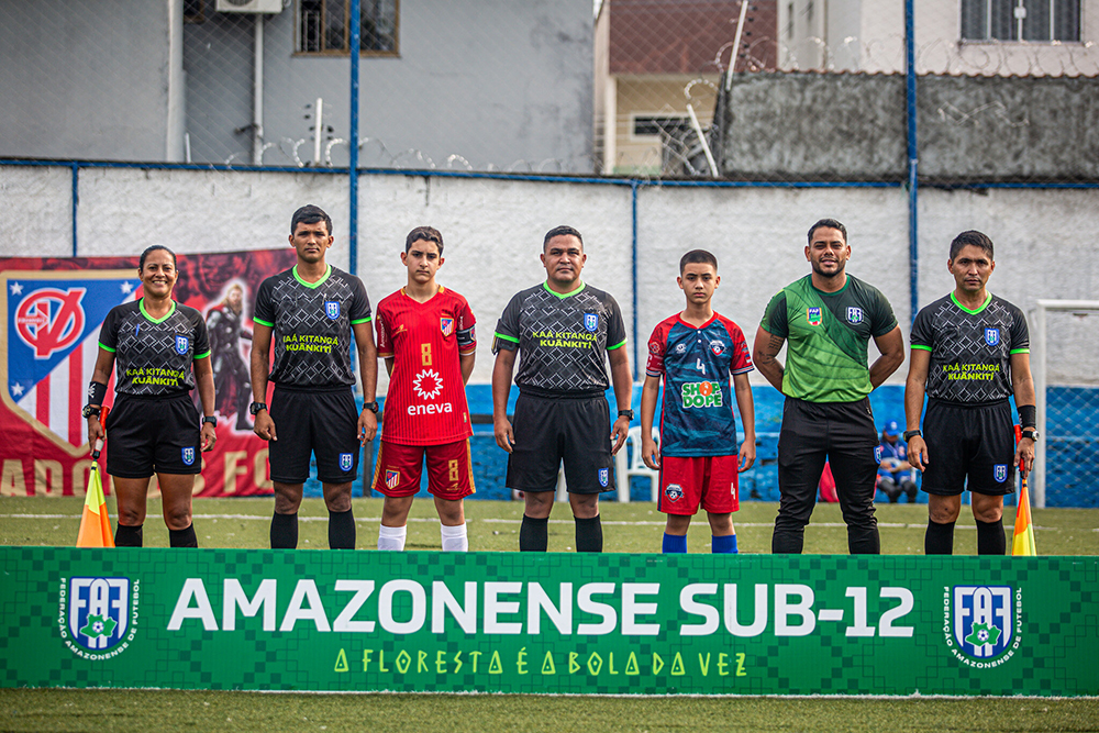 Santos goleia Manaus FC no fechamento da 1ª fase do AM Sub-11