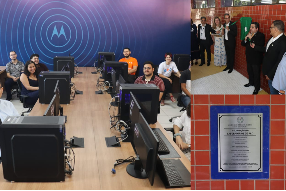 Em parceria com a Motorola, Ufam inaugura laboratórios de P&D na ordem de R$ 25 milhões Em parceria com a Motorola, Ufam inaugura laboratórios de P&D na ordem de R$ 25 milhões