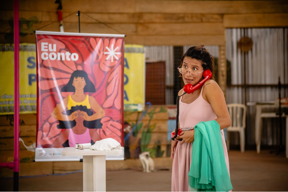 Espet&aacute;culo 'Eu Conto' acontece nesta quarta-feira no Teatro Gebes Medeiros