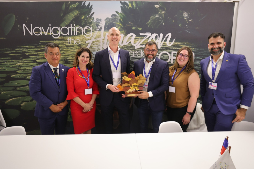 COP 28: Wilson Lima se reúne com Amazon e discute parcerias para proteção da biodiversidade COP 28: Wilson Lima se reúne com Amazon e discute parcerias para proteção da biodiversidade