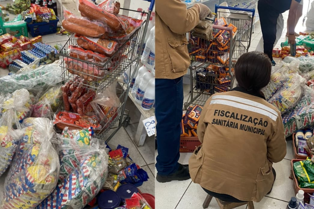 Operação já retirou mais de 1 tonelada de produtos irregulares do comércio de Parintins Operação já retirou mais de 1 tonelada de produtos irregulares do comércio de Parintins