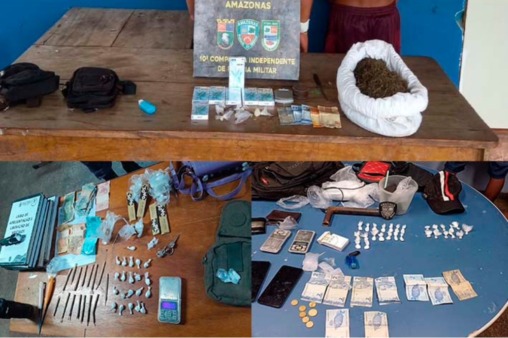 Natal Mais Seguro: seis pessoas s&atilde;o presas por tr&aacute;fico de drogas no interior do AM