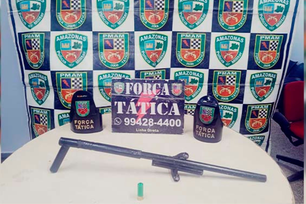 Arma de fogo caseira &eacute; encontrada em casa no Jorge Teixeira