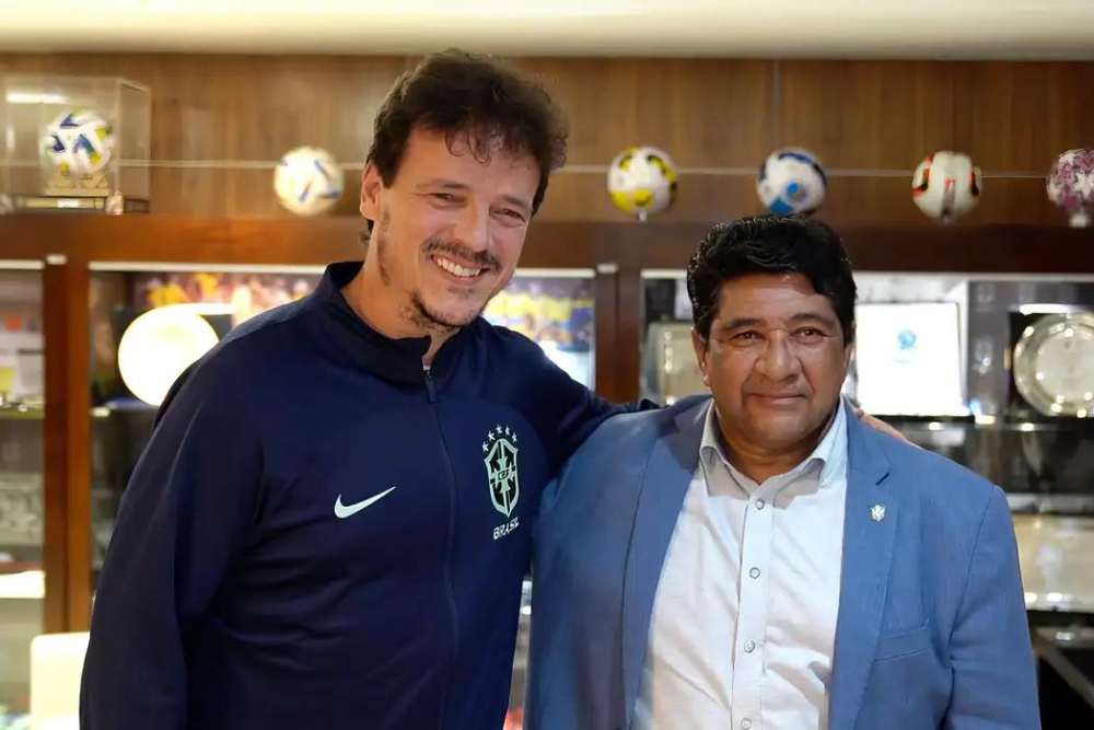 De volta ao comando da CBF, Ednaldo Rodrigues demite Fernando Diniz De volta ao comando da CBF, Ednaldo Rodrigues demite Fernando Diniz