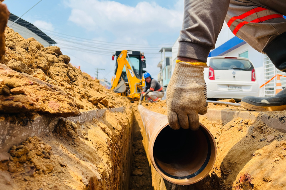 Concession&aacute;ria realiza obras de esgoto na rua Leonardo Malcher, Centro, at&eacute; domingo