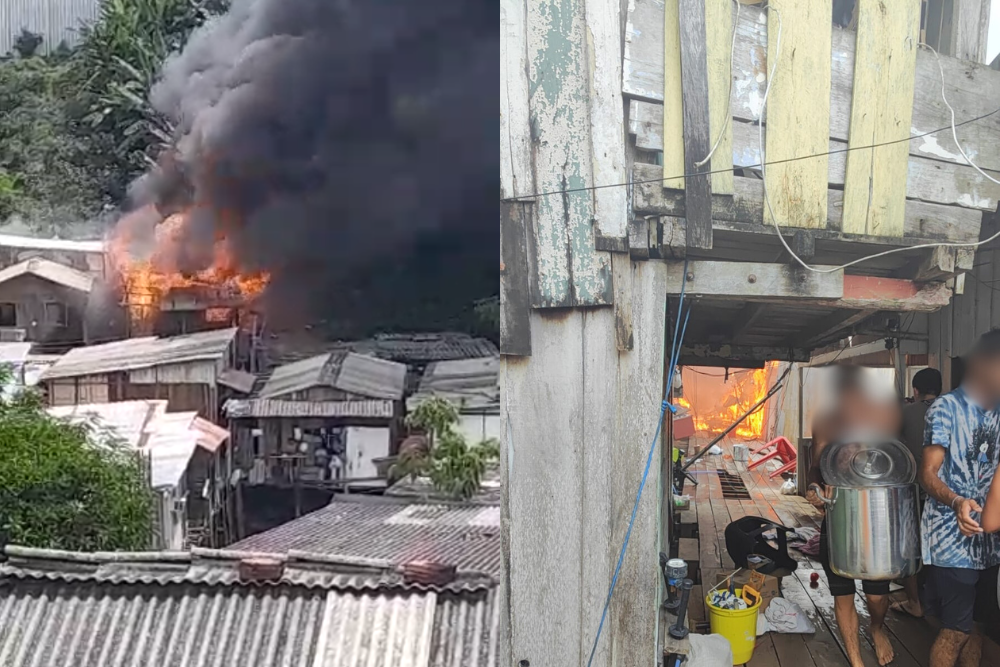 Incêndio atinge residência em comunidade no Centro de Manaus; veja vídeos Incêndio atinge residência em comunidade no Centro de Manaus; veja vídeos