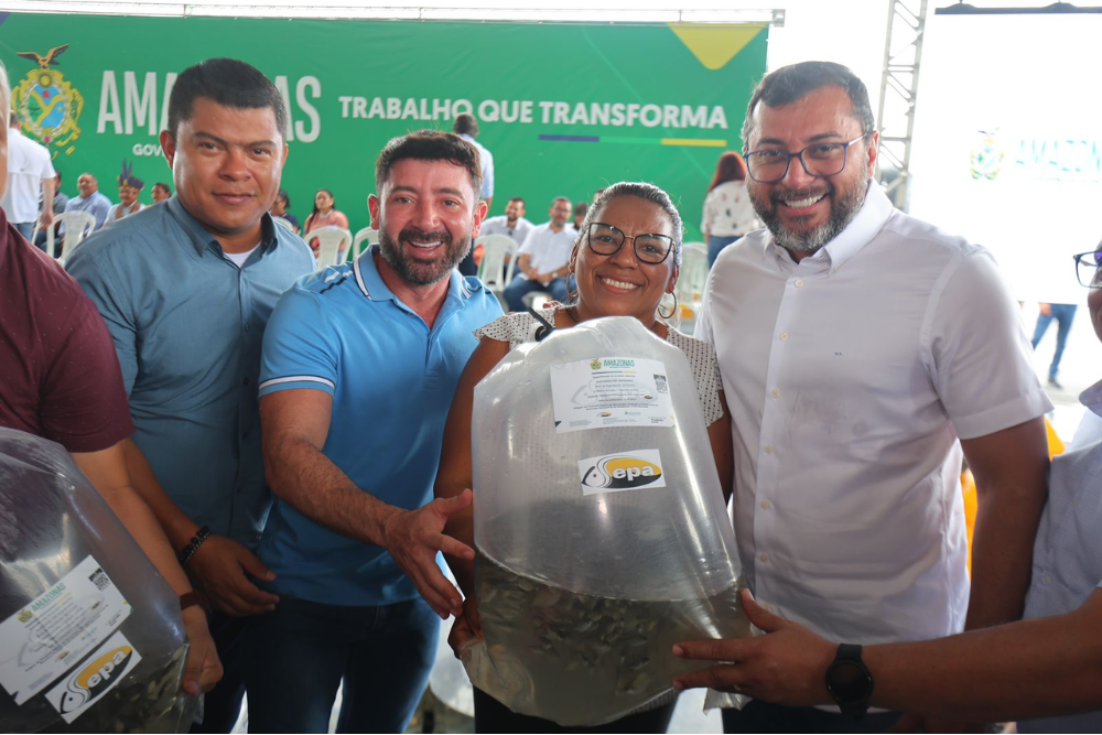 Mais de 60 piscicultores do AM são beneficiados com entregas de alevinos e aeradores Mais de 60 piscicultores do AM são beneficiados com entregas de alevinos e aeradores