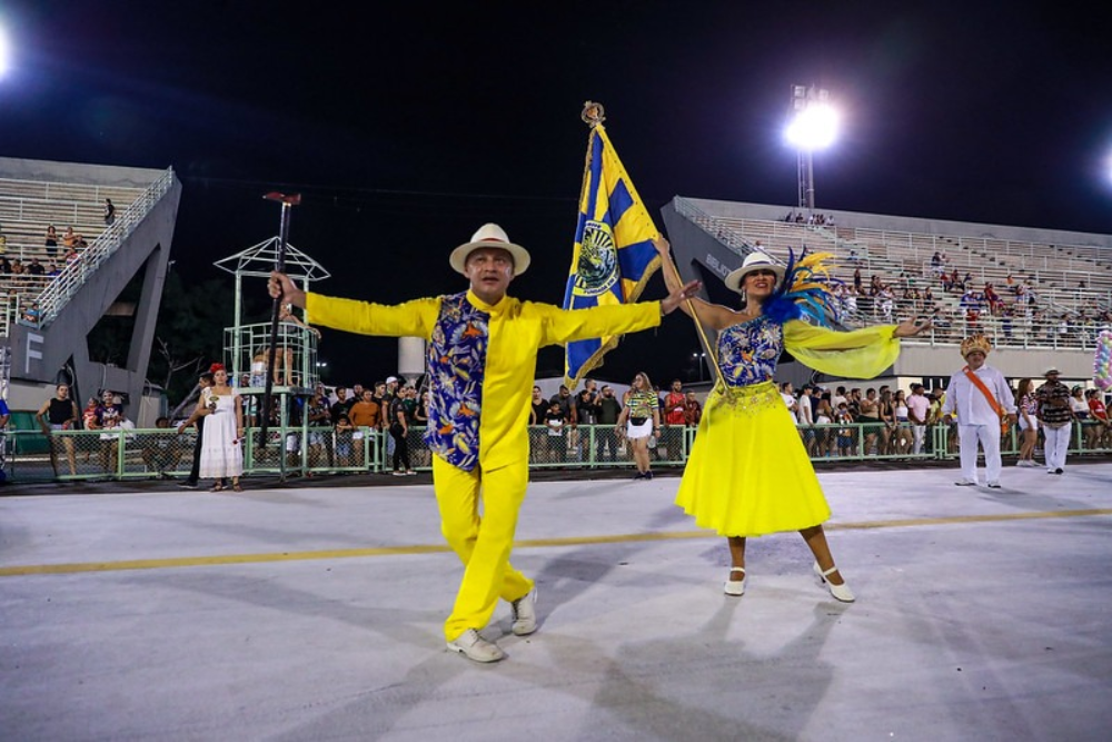 No Sambódromo, escolas de samba se preparam para o desfile do Carnaval 2024 No Sambódromo, escolas de samba se preparam para o desfile do Carnaval 2024
