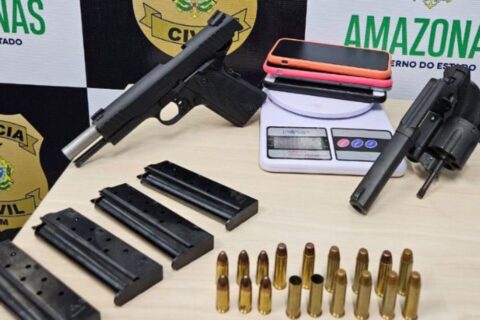 Foragido da Justiça do Pará é preso com armas de fogo em Manaus