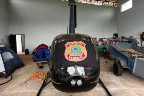 PF identifica oficinas clandestinas de helicópteros usados no tráfico internacional de drogas