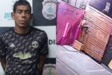 Polícia prende morador de rua suspeito de furtar loja na Zona Centro-Sul de Manaus
