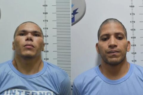 Fugitivos da prisão de segurança máxima invadiram casa, levaram celulares e comida de família refém