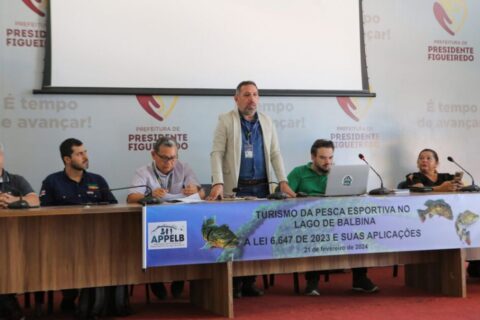 Normatização da pesca esportiva é tema de reunião entre Amazonastur e representantes do setor turístico em Balbina