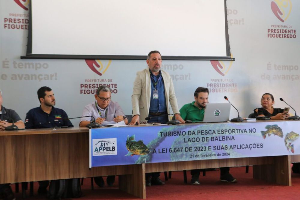 Normatização da pesca esportiva é tema de reunião entre Amazonastur e representantes do setor turístico em Balbina Normatização da pesca esportiva é tema de reunião entre Amazonastur e representantes do setor turístico em Balbina