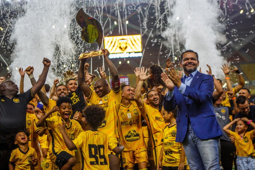 Por 2 a 0, Amazonas FC vence São Raimundo e conquista 1° turno do Barezão 2024 Por 2 a 0, Amazonas FC vence São Raimundo e conquista 1° turno do Barezão 2024