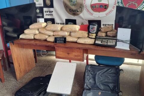 Grupo criminoso é preso com mais de 22 kg de drogas no interior do AM