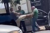 Taxista idoso é espancado durante briga de trânsito