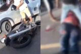Motociclista morre ao ter cabeça esmagada por picape no bairro Tarumã