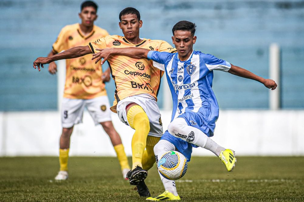 Por 3 a 1, Amazonas FC perde para o Paysandu e sai em desvantagem nas oitavas de final da Copa do Brasil Sub-17
