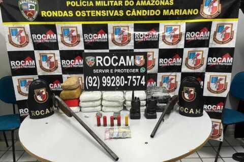 Polícia apreende adolescente com 14 tabletes de drogas durante patrulhamento no bairro Alvorada