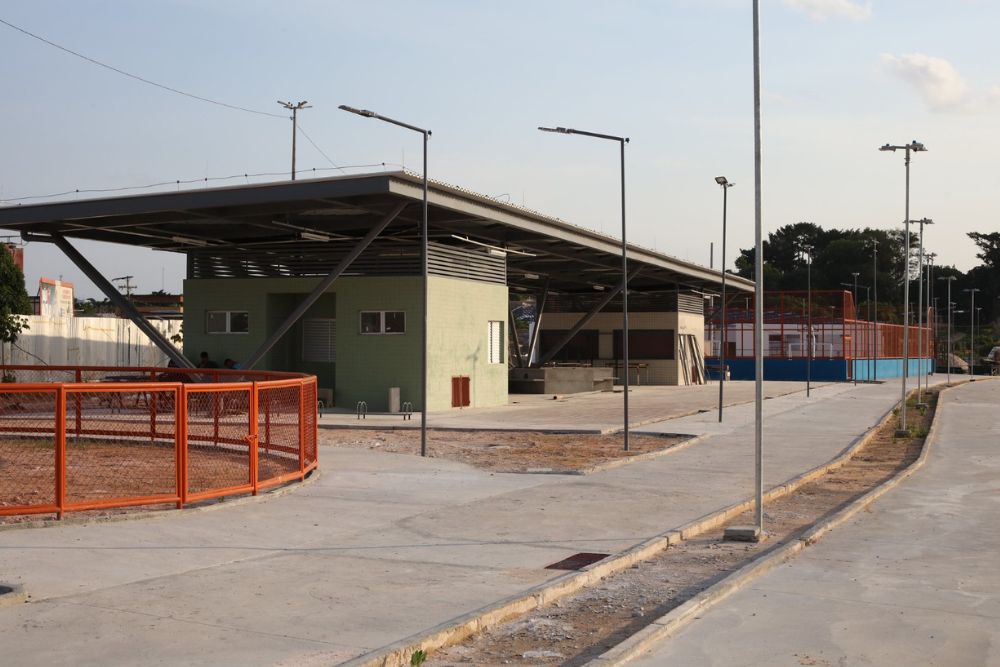 Obras no CAPs do parque Amazonino Mendes chegam a 75% de conclusão Obras no CAPs do parque Amazonino Mendes chegam a 75% de conclusão