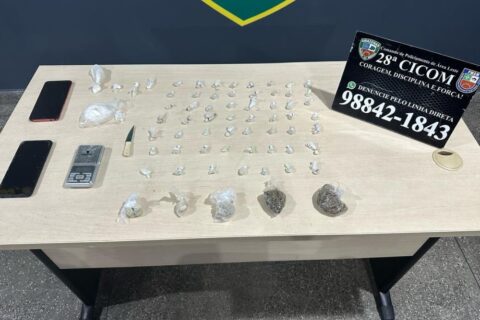 Homem é preso com 60 trouxinhas de drogas na Zona Leste de Manaus