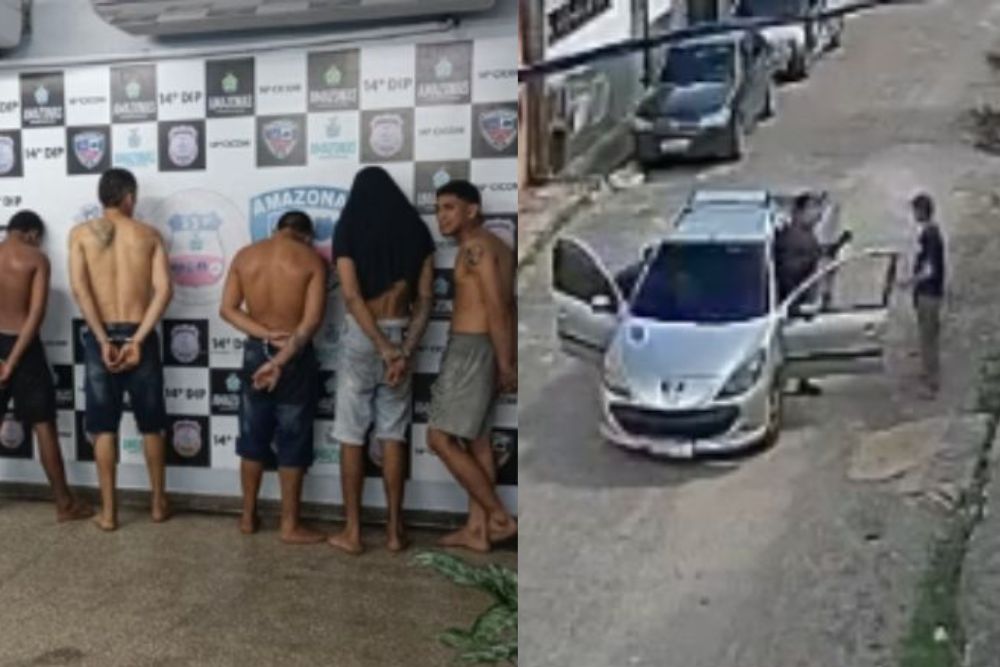 Quadrilha especializada em roubos &eacute; presa na Zona Leste de Manaus