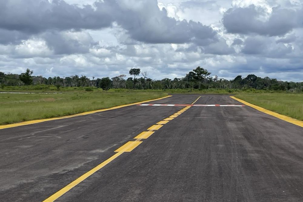 Amazonas avança com revitalização do aeródromo de Lábrea Amazonas avança com revitalização do aeródromo de Lábrea