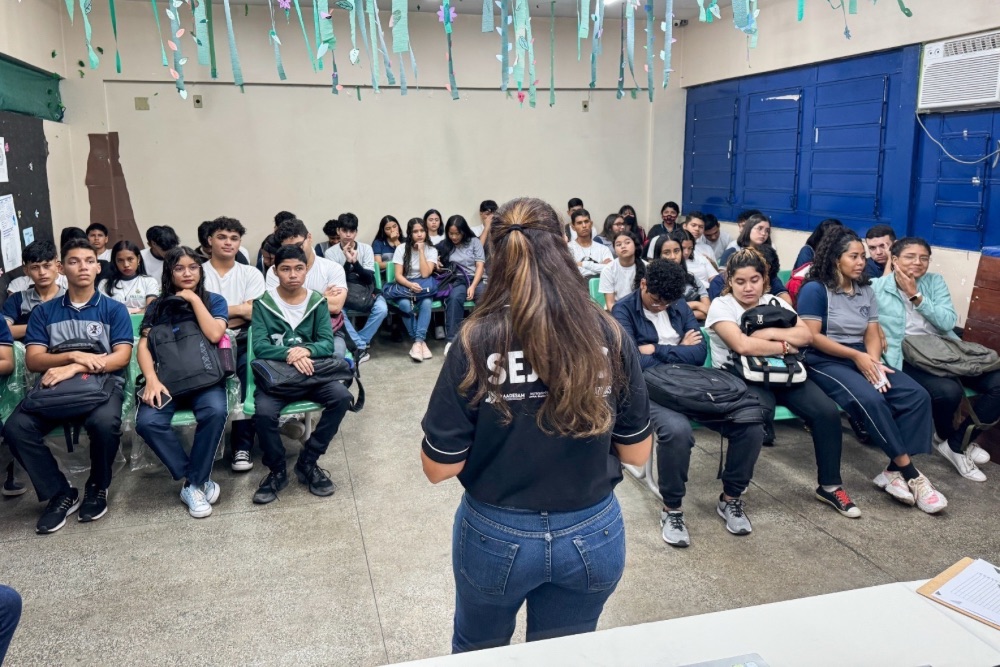 Operação Átria encerra atividades de conscientização sobre violência de gênero em escolas de Manaus Operação Átria encerra atividades de conscientização sobre violência de gênero em escolas de Manaus