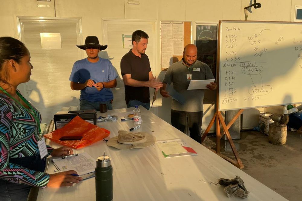 Aquicultores de Tabatinga participam de capacita&ccedil;&atilde;o promovida pelo Idam e Ifam