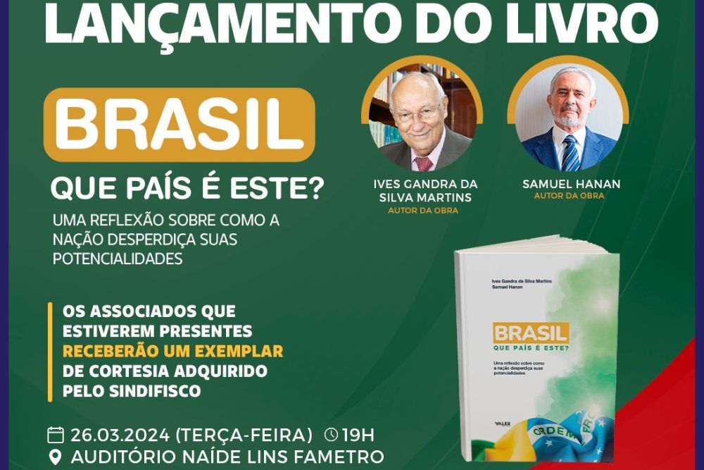 Livro “Brasil, que país é este” terá lançamento especial em Manaus Livro “Brasil, que país é este” terá lançamento especial em Manaus