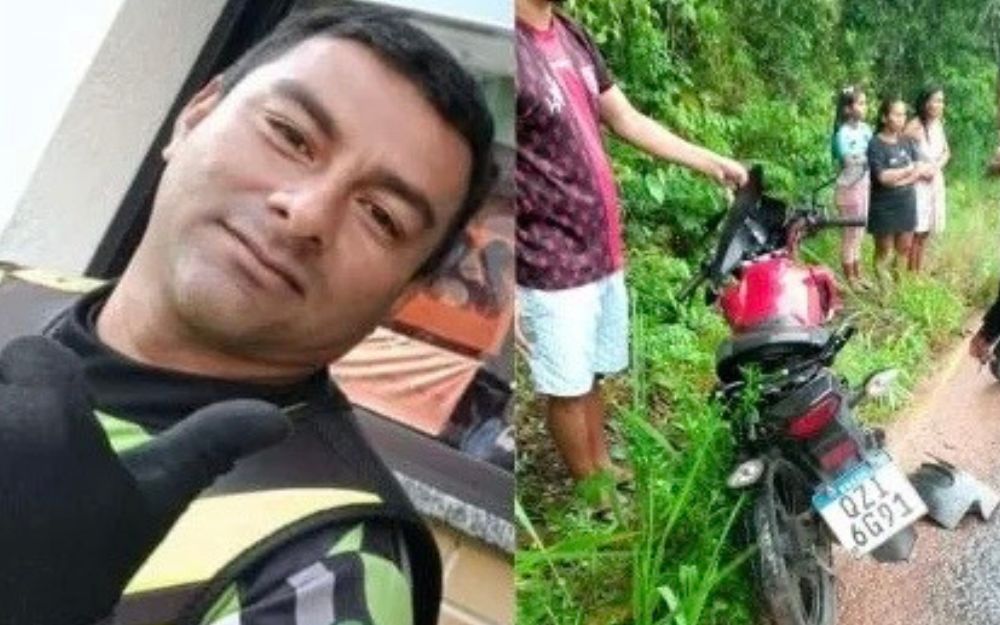 Homem morre ap&oacute;s ser arremessado de motocicleta durante grave acidente em Manacapuru