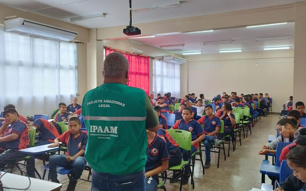 Ipaam inicia a&ccedil;&otilde;es educativas de preven&ccedil;&atilde;o &agrave;s queimadas e desmatamentos em escolas do interior do AM