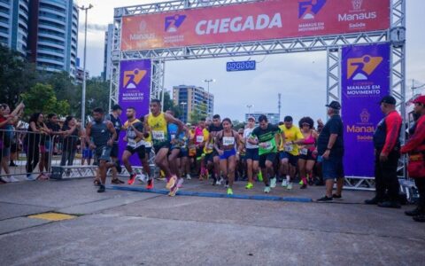 Inscrições para 3ª Corrida de Rua Manaus em Movimento começam nesta quinta-feira (28)