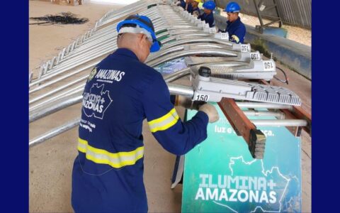 Iluminação pública de Careiro Castanho é modernizada com instalação de LED
