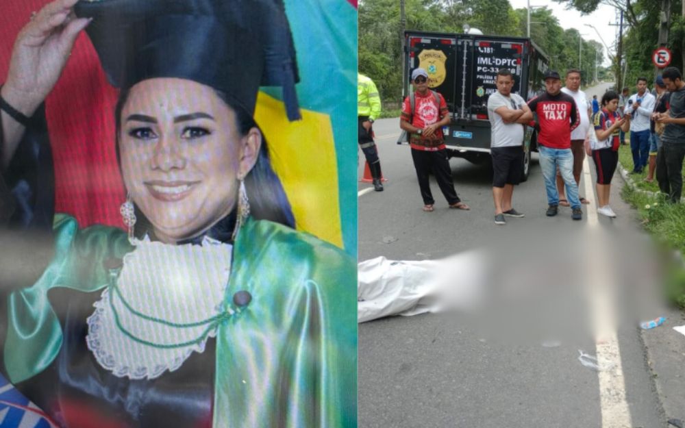 Esposa morre e marido fica ferido durante acidente na avenida Santos Dumont Esposa morre e marido fica ferido durante acidente na avenida Santos Dumont
