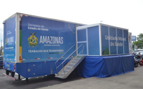 Carretas de Apoio à Saúde realizam atendimentos nas zonas centro-sul e leste de Manaus