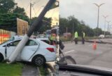 Terceiro acidente de trânsito é registrado em Manaus nas primeiras horas desta terça-feira (2)