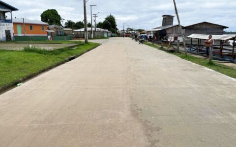 Município de Canutama recebe obras de reconstrução e pavimentação das ruas