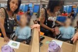 Mulher que levou idoso morto ao banco passa por audiência de custódia