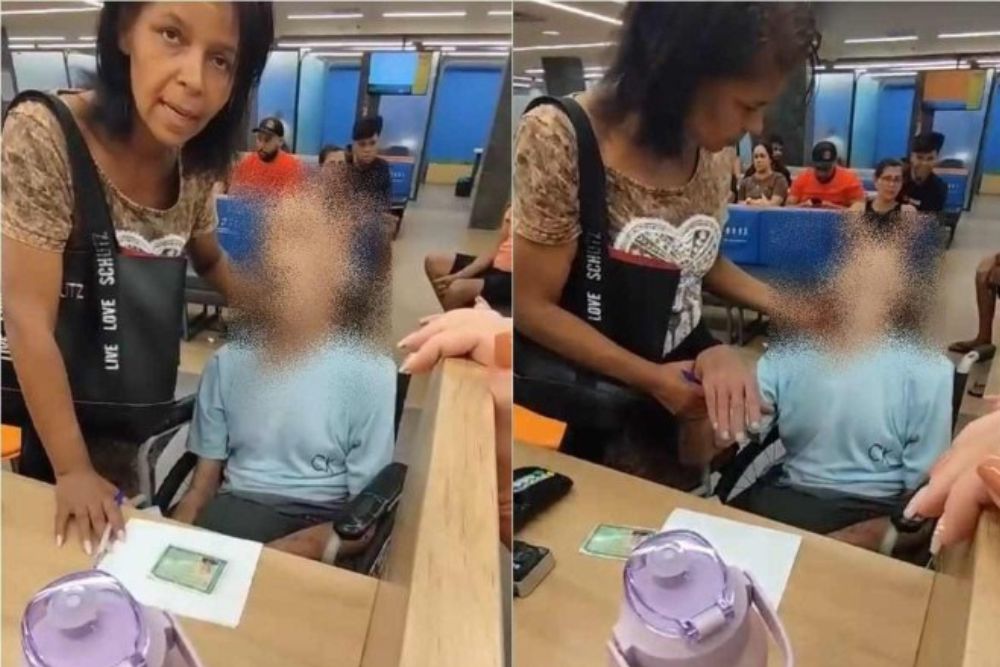 Mulher que levou idoso morto ao banco passa por audi&ecirc;ncia de cust&oacute;dia