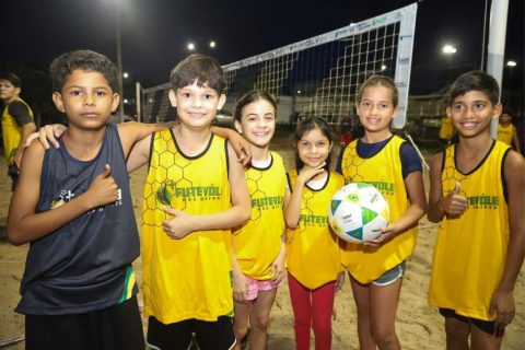 Novo núcleo do Projeto Mais Futevôlei nos Bairros é inaugurado no bairro Aleixo em Manaus