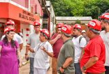 Garantido exibe a patrocinadores, como a Eneva, as obras no curral